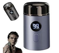 Easy Trim Rasoir, Easy Trim Pro 2.0, Mini Shave Rasoir électrique portable pour hommes et femmes, pour voyage, humide et sec (Bleu)