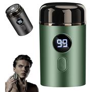 Easy Trim Rasoir, Easy Trim Pro 2.0, Mini Shave Rasoir électrique portable pour hommes et femmes, pour voyage, humide et sec (Vert)