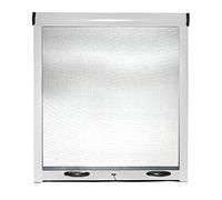 EASY UP Moustiquaire enroulable réductible pour fenêtre verticale Blanc 80x170 cm