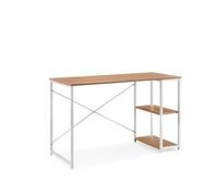 Bureau informatique / bureau Easy Up2 avec étagère blanc/chêne