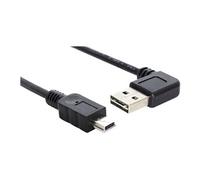 EASY-USB - Câble USB - mini-USB de type B (M) pour USB (M) - 3 m - connecteur à 90 ° - noir