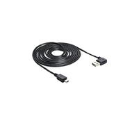 EASY-USB - Câble USB - mini-USB de type B (M) pour USB (M) - 5 m - connecteur à 90 ° - noir