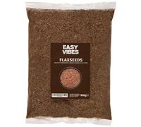 Easy Vibes - Graines de Lin Brun (900g) | Naturelles | Vegan Friendly | Sans OGM | Ingrédient polyvalent pour les recettes sucrées et salées