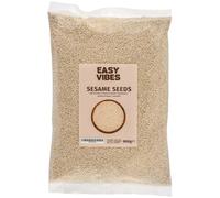 Easy Vibes - Graines de Sésame (900g) | Naturelles et Décortiquées | Vegan Friendly | Sans OGM | Ingrédient polyvalent pour pain, salades et recettes salées | Parfait pour faire du Tahini