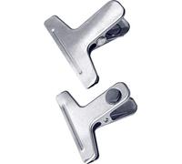 Easy Work Agrafes magnétiques de fermeture, en acier inoxydable, 75 mm, argent (pack de 4)