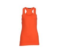 Easy Young Fashion - Débardeur basique pour femme - Haut de fitness - Dos nageur - T-shirt de sport - T-shirt coupe skinny 8002 (taille unique XS - M), orange fluo, 36-40