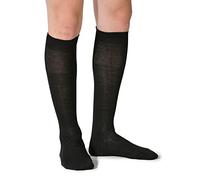 Easy8 - (noir, 43-45 Chaussettes Homme 39 42, 43 45, Coton 100%, Chaussettes Fil d'Ecosse Homme, Chaussettes Hautes Homme, Lot de 6 PAIRES, Chaussettes Noires, Bleu, Colorées