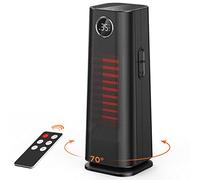 EasyAcc Radiateur Électrique avec Télécommande-2000W-24 Heure Timer Radiateur Céramique PTC Économe en Énergie-Silencieux 70°Oscillation-Thermostat Surchauffe-Protection ECO Mode