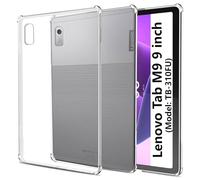 easyBee Coque compatible avec Lenovo Tab M9 9", coque arrière ultra fine en silicone antichoc HD transparente en TPU - Transparent