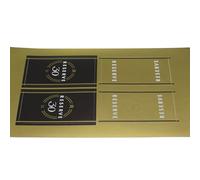 Easybikeparts Autocollants colorés pour jantes en alliage Santa Cruz Reserve SL Carbon, Reserve HD Carbon et Reserve HD (doré, carbone Reserve HD)