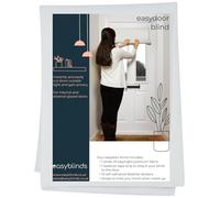 Easyblinds Easydoor Store pour Porte vitrée, Facile et Rapide à Installer, Blanc, pour fenêtre jusqu'à 65x110cm, Fixation autocollante, Couper pour créer n'importe Quelle Forme/Taille