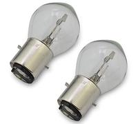 Easyboost 2 ampoules 12V 35/35W BA20D feu avant projecteur 2 positions filaments croisement codes pleins phares pour Scooter Moto Maxiscooter Mob