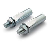 Easyboost 2 Clavettes de Pédalier Ø9 x 40mm FRAISAGE PARTIEL Manivelle pour Vélo Ancien et Mob MBK 41 51 Peugeot 103 Solex