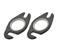 Easyboost 2 joints de Pot d'échappement pour Scooter 50cc MBK Booster Nitro Aerox Mach-G Jog-R Ovetto (2 joints)