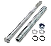 Easyboost Axe Vis Tube Entretoise Balancier Support Moteur pour MBK Booster Bw’s Stunt Slider Rocket Next Minarelli vertical 9010510063-3VLE531710 - Livré avec Circlips Rondelles Ecrou