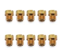 Easyboost Boite de 10 Gicleurs 6mm pour Carburateur Dell'Orto PHBN-PHVA 12 et 17.5mm Taille 75-78-80-82-85-88-90-92-95-98 pour Scooter Moto 50 Mob
