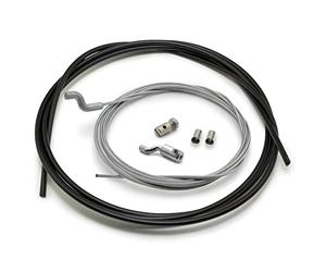 Easyboost Câble de Gaz Souple Ø1.5mm avec Embout Z Gaine et Serre-câble en Z Accélérateur Carburateur Poignée Kit de Réparation pour Tondeuse Débroussailleuse Motoculteur Jardin