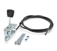 Easyboost Commande de gaz levier manette accélérateur universelle avec gaine et câble rigide pour tondeuse motoculteur à visser avec embout Z