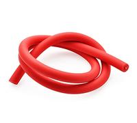 Easyboost Fil de Bougie Rouge 7mm Antiparasite Câble Haute tension Allumage pour Scooter Booster Stunt Nitro Moto 50cc AM6 Derbi MBK 51 103 Rieju TZR Tronçonneuse Tondeuse Débroussailleuse
