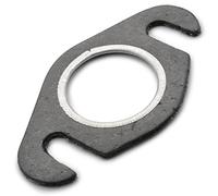Easyboost Joint de Pot d'échappement Ø25mm 2 trous ouverts entraxe 48mm pour Scooter 50cc Yamaha Bw’s MBK Booster Nitro Aerox Mach-G Jog-R Ovetto Malaguti F10 F12 F15 Aprilia SR CPI