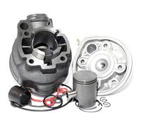 Easyboost Kit Cylindre 50 Fonte pour AM6 Culasse Piston Bi-Segments Type Origine tous modèles Moto pour Minarelli MBK Xlimit Xpower DT RS XP6-XPS Beta Rieju TZR Sherco