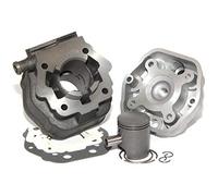 Easyboost Kit Cylindre 50 Fonte pour Derbi Euro 2 AVANT 2004 Culasse Piston Bi-segments Type Origine tous modèles EBE050 EBS050 DRD Senda Bultaco Gilera