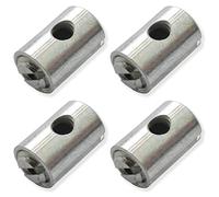 Easyboost Serre Câble de Gaz Ø5x7.5mm Accélérateur Carburateur Poignée Tirage Rapide pour Scooter 50cc Mob Moto Tondeuse Jardin (4 Serre-câbles)