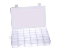 easybuy 36-compartment Crafts Boîte de rangement clair, réglable bijoux boîte de rangement pour perles de conservation Coque