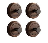 EasyBuyCat 4 Pièces Porte Serviette Ventouse, Crochet à Ventouse pour Porte sans Perforation Derrière Le Crochet à Vêtements pour Salle de Bain, Solide et Résistant Aux Traces de Porte