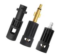EasyByMall Adaptateur de buse de nettoyeur haute pression, insert en laiton ABS à connexion rapide pour Karcher K Series vers Lavor, Vax, Comet