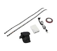 EasyByMall Bande lumineuse LED pour scooter électrique Xiaomi M365 Pro Max, lampe décorative clignotante multi-mode colorée avec boîtier à piles