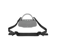 EasyByMall Bandoulière en nylon pour JBL Charge 6 : poignée de transport pour haut-parleur portable, ceinture de rechange réglable de 125 cm pour voyage et utilisation en extérieur, noir
