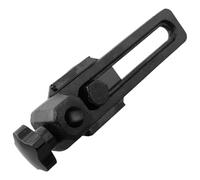EasyByMall Base de repose-outils en fonte pour tours petits et midi, support résistant à l'usure avec options de trou de 16 mm, 20 mm, 25,4 mm, noir