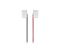 EasyByMall Bloc de jonction multiprise 21 V, connecteur de fil double métal à courant élevé avec câbles revêtus de silicone pour outils et appareils 21 V, rouge