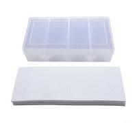 EasyByMall Boîte de rangement efficace pour pièces de monnaie avec inserts en mousse réglables, parfaite pour organiser jusqu'à 60 pièces de monnaie (blanc), blanc