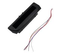 EasyByMall Boîte de rangement pour autoradio - Cadre de façade pour Renault Megane 3 2009-2013 - Garniture de tableau de bord CD - Accessoires intérieurs en ABS noir