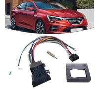 EasyByMall Boîtier adaptateur CANBUS pour Renault Mégane II (2002-2009) - Câble d'interface d'alimentation autoradio 12 V, boîtier ABS, installation directe Plug and Play