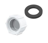 EasyByMall Bouchon de vidange avec joint torique pour pompe à sable Intex modèles 11456 et 11385, bouchon de vidange de piscine de rechange en plastique