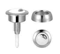 EasyByMall Bouton de chasse d'eau ABS de rechange compatible avec valve Siamp Optima 49, bouton-poussoir pour réservoir de salle de bain, design minimaliste moderne