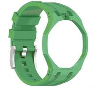 EasyByMall Bracelet de montre en silicone pour AP Royal Oak, 1 pièce en caoutchouc étanche, résistant aux chocs, léger et confortable pour homme