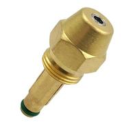 EasyByMall Buse à huile siphon, buse de brûleur d'huile usée en laiton pour atomisation d'huile lourde diesel, kérosène, buse d'air basse pression 0,8 à 2,0 mm