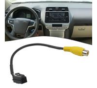 EasyByMall Câble adaptateur de caméra de recul pour système de navigation de voiture pour stéréo D106 et D116, interface ABS 6 broches, câble vidéo à installation directe 12 V