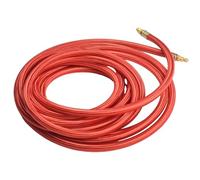 EasyByMall Câble d'alimentation Superflex TIG Torch 7,6 m pour lampes de poche CK Series 9 et 17 refroidi par air, tuyau flexible en caoutchouc de silicone avec connexion 3/8" x 24 RH