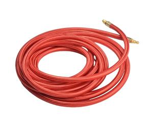 EasyByMall Câble d'alimentation Superflex TIG Torch 7,6 m pour lampes de poche CK Series 9 et 17 refroidi par air, tuyau flexible en caoutchouc de silicone avec connexion 3/8" x 24 RH