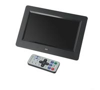 EasyByMall Cadre photo numérique de 17,8 cm, écran tactile LCD IPS 1280 x 800, fonction calendrier et rotation automatique, pour les amis et la famille (noir)