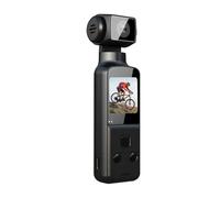 EasyByMall Caméra de sport de poche 4K HD avec rotation à 270 °, caméra d'action WiFi anti-secousses, écran de 1,35", chargement de type C pour vélo vlogging