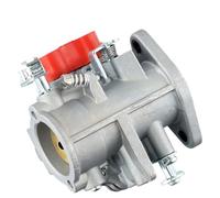 EasyByMall Carburateur pour Tronçonneuse Modèles 070, 090, 090G, 090AV - Construction Métal et Plastique, Argent/Blanc/Rouge, Pièce OEM 11061200650