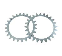 EasyByMall Clous antidérapants pour tondeuse robot Yardforce - Goupilles de traction en acier compatibles avec SA500, SA600, SE500, X80i, X60i, LUV1000ri, Landxcape LX790/LX795