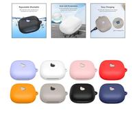 EasyByMall Coque en silicone antichoc pour Beats Powerbeats Pro 2 avec mousqueton - Accessoire de protection souple