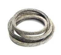 EasyByMall Courroie triangulaire de rechange pour tondeuse à gazon M155368, 1,6 x 482,6 cm, caoutchouc avec renfort en polyester, courroie d'entraînement robuste pour tondeuse à gazon